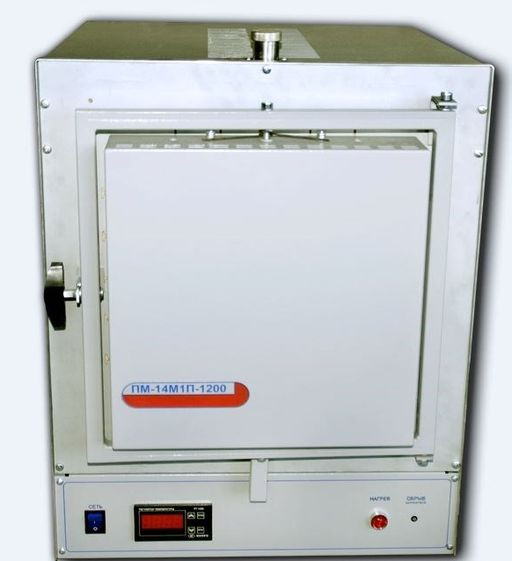 Печь муфельная 15л, 1250C, электронный самописец термодат-16Е, вытяжка