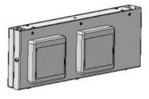 Панель для нижних полок с розетками (4 шт) 300x66x110