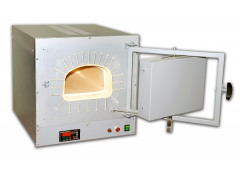 Печь муфельная 8л, 1250 C, электронный самописец Термодат-16Е, вытяжка