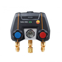Testo 550i (0564 2550) - Цифровой манометрический коллектор с 2-х ходовым блоком клапанов и Bluetooth, управляемый через приложение