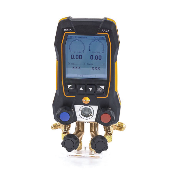 Testo 557s Комплект 1 - Умный цифровой манометрический коллектор и беспроводные зонды вакуума и температуры