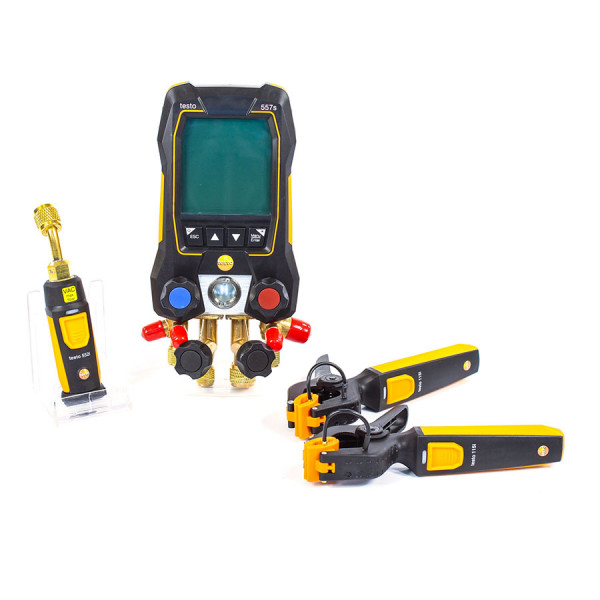 Testo 557s Комплект 1 - Умный цифровой манометрический коллектор и беспроводные зонды вакуума и температуры