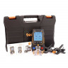 Testo 550s Комплект 1 - Умный цифровой манометрический коллектор и зонды-зажимы температуры с фиксированным кабелем