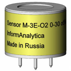 Сенсор М-3Е-О2 0-30% об. (электрохимический, малогабаритный)