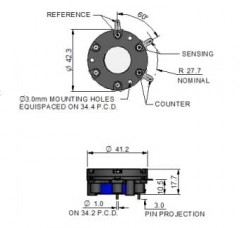 Сенсор 3-х электродный 3 Series 3HH/LM на сероводород (H2S, 0-500 ppm)