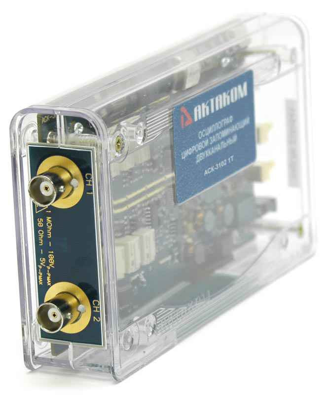 АСК-3102 1Т Двухканальный USB осциллограф - приставка + анализатор спектра