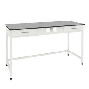 Стол лабораторный с 2-мя ящиками и электрикой 1213х613x850 ДБ