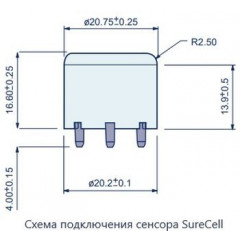 Сенсор электрохимический SureCell Cl2 на хлор (Cl2, 0-20ppm)