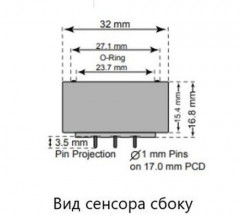 Сенсор электрохимический H2/CA-1000 на водород в смесях H2/CO (H2( low CO), 0-1000ppm)