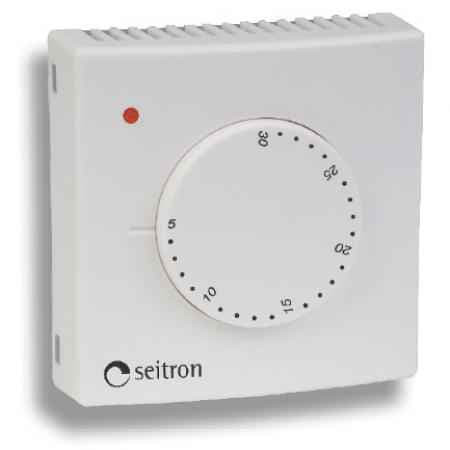 Seitron TAM012MI электромеханический комнатный термостат со световой индикацией.