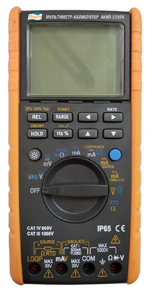 Мультиметр-калибратор АКИП-2202А купить в Москве, цена, характеристики ...