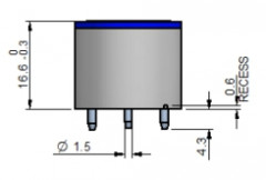 Сенсор 3-х электродный компактный 4 Series 4HN на циановодород (HCN, 0-100 ppm)