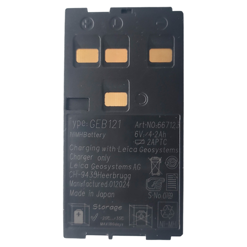 Аккумулятор RGK (аналог LEICA GEB121) для TPS/DNA