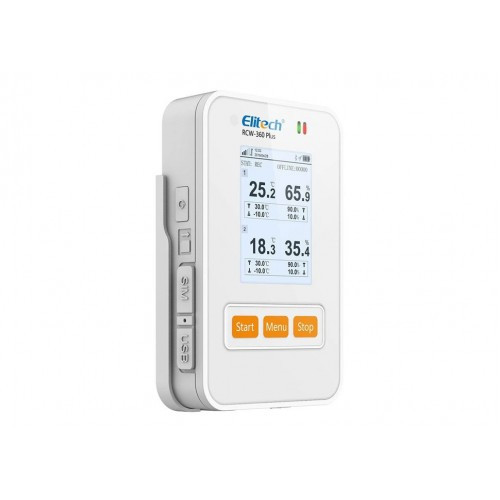 Регистратор температуры и влажности Elitech RCW-360 PLUS TH WiFi (многоразовый)