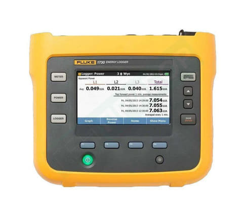 Fluke-1734/B — трехфазный анализатор качества электроэнергии