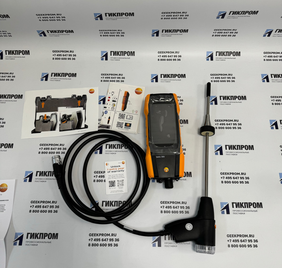 Анализатор дымовых газов Testo 300 LL (O2, CO; до 30 000 ppm) с H2-компенсацией (0564 3004 03)