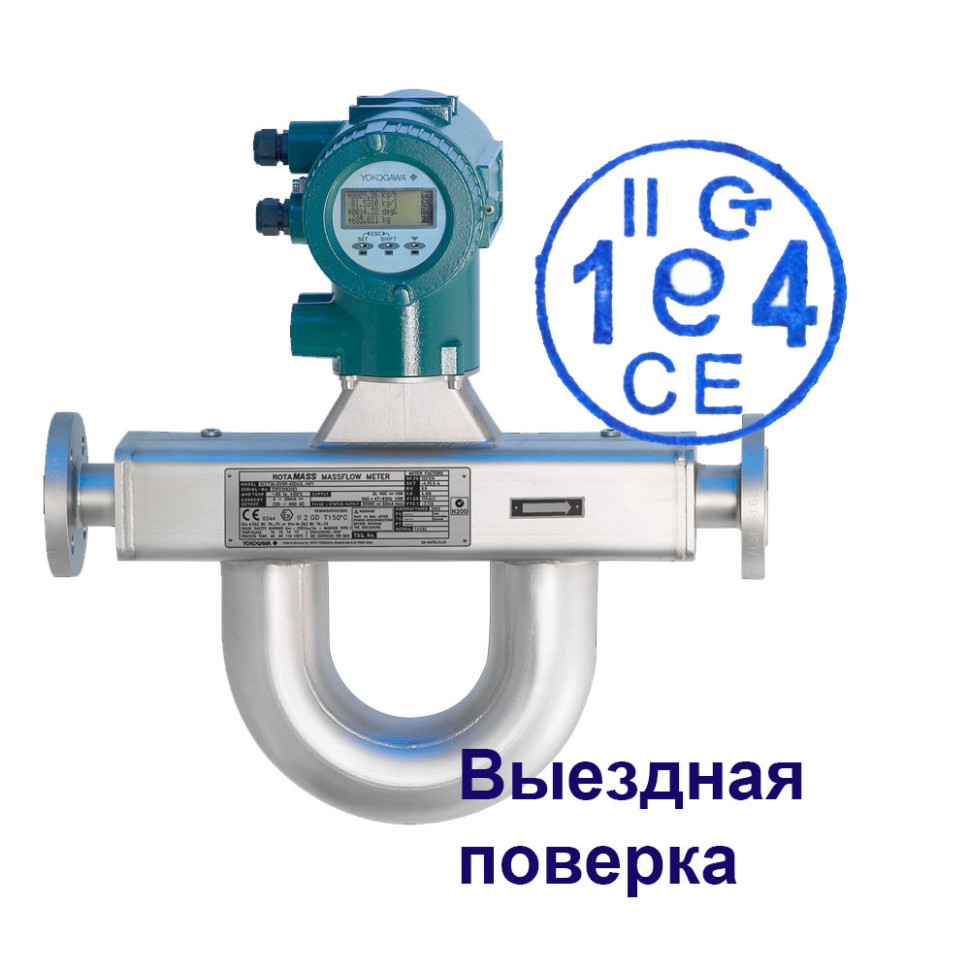 Выездная поверка расходомеров YOKOGAWA Rotomass RCEG1FS