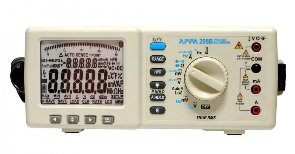 APPA 208B - Мультиметр цифровой c интерфейсом Bluetooth 4.0
