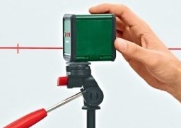 Удобная работа нивелира Quigo III Bosch Удобная работа нивелира Quigo III Bosch