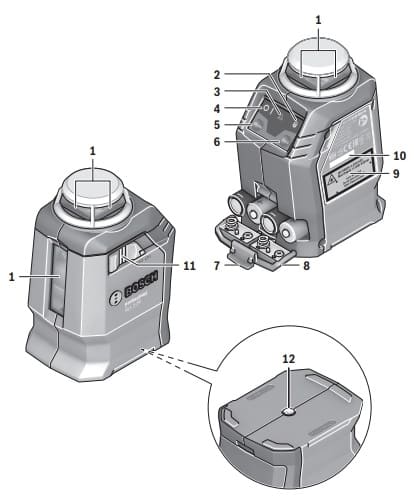 Основные элементы видеоскопа Bosch UniversalInspec